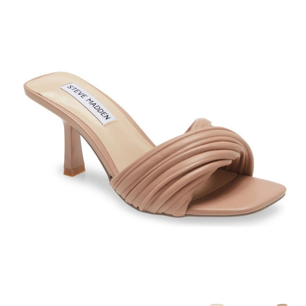 Steve Madden Twinkled Heeled Sandal - Tan - 6.5M